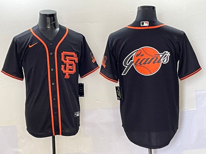 Men San Francisco Giants Blank Black Game 2025 Nike MLB Jersey style 9